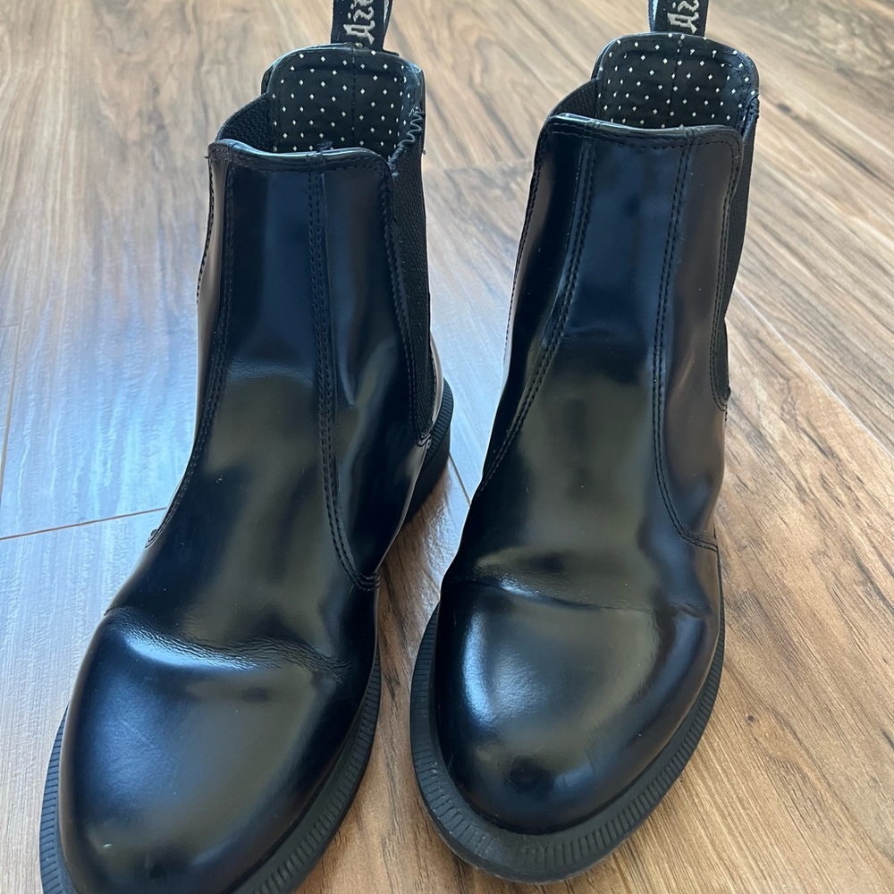 Black Leather Doc Marten’s Ankle Boots